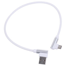 Câble Micro USB de données de Charge rapide à 90 degrés-0,3m