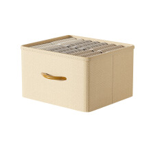 (B) Storage Box Household Wardrobe Layered Sorting Box Clothes Pants Fabric Art Drawer Folding Clothes Storage Box