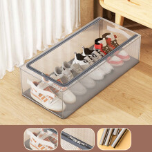 (D) Yunrou Clothes Storage Box Household Wardrobe Layered Storage Basket With Steel Frame Card Slot Washable Toy Storage Box