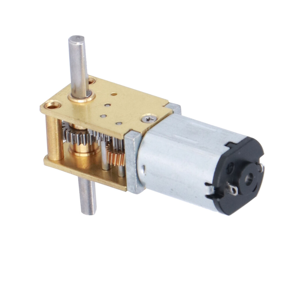 Mini Low Noise Metal Gear Dc Motor 27Rpm Worm Gear Diy Robots Jgyn20 Durable 7891376932551