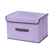 (PPL) Cotton And Linen Cloth Covered Storage Box Clothing And Debris Storage Artifacts Household Daily Collapsible Washing Box