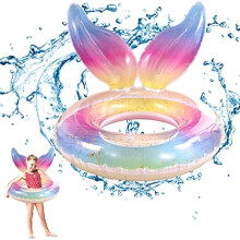 Kids Swim Ring Inflatable Floating Pool Ring for Baby Toddler Boys Girls, Durable Swimming Tube for Beach Pool Party Supplies