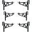 Beekeeper's Essential Tool Set 6Piece Beehive Frame Holder Set Black For Hive Organization 1