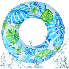 (H) GUBOOM Kids Swim Ring, Inflatable Pool Float, Durable Swimming Tire, Air Mattress Swim Ring for Children Ages 5-9