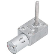 Selbstsperrendes Schneckengetriebemotor 50mm Welle 12V 30U/min M6 Gewinde