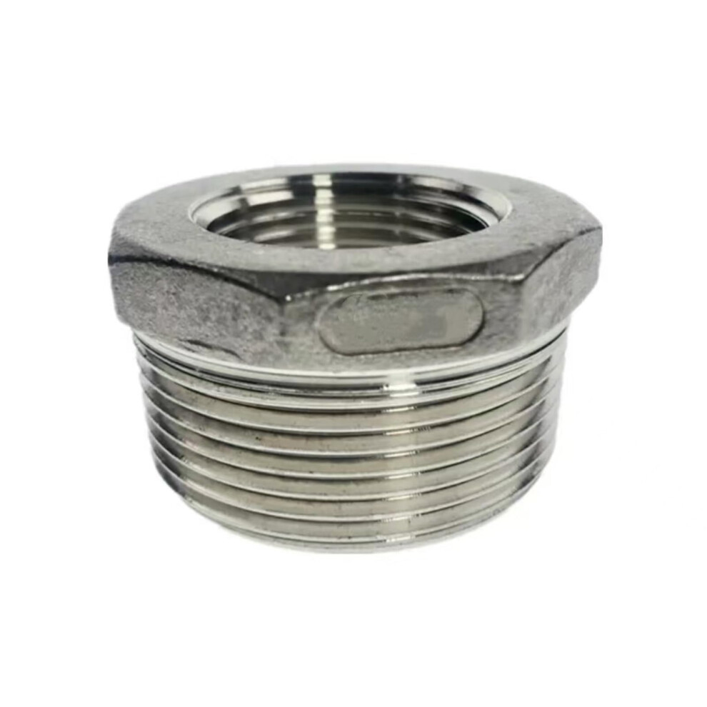 304 Stainless Steel Thread Reducer Male To Female Pipe Adapter Dn40 To Dn8 For Plumbing 9187378515990