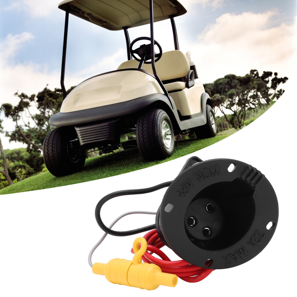 48V Powerdrive Charger Fuse Receptacle For Club Car Ds 2000+ Models 3261376933997