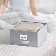 (Multicolor) Bed Sheet Storage Box Clothing Four-piece Storage Box Home Bedroom Wardrobe