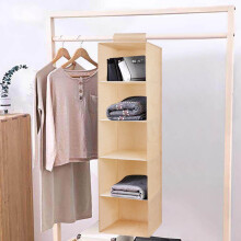 (C) Washable Imitation Linen Cotton And Linen Drawer Storage Wardrobe Hanging Bag Fabric Storage Bag Sundry Storage Hanging Bag