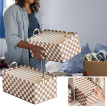 (Multicolor) Clothes And Pants Storage Box Household Frame Wardrobe Layered Pants Toy Storage Box And Linen Clothing Storage Basket