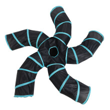 5-Way Cats Tunnel Tube Collapsible Tent Maze House for Rabbit