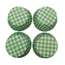 Papilotki do pieczenia ciasta, papilotki do muffinek w kratkę, żaroodporne, do kontaktu z żywnością, odporne na tłuszcz, papilotki do muffinek,