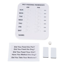 Rappel d'alimentation pour chien tableau-Deux rangées