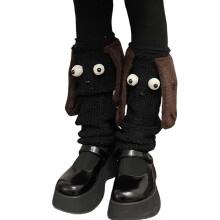 (Black) Faux Furs Leg Warmers for Womens Girls Winter Warm Furs Boot Cuffs Covers Christmas,Halloween,Party, Cosplay Costume