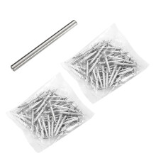 (200pcs) Double-Headed Skirting Nails Upgraded Thread Seamless Nails for Skirting Boards, Invisible No Trace Safety Screws