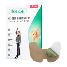 (2 Pack - 24pcs) 12pcs Growth Maxim Height Enhancer Knee Plaster, Children Height Enhancer Knee Plaster, Height Growth Care Herbal Stickers