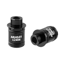 (12 turn 9mm, Black) Mountain Bike Thru-Axle To Quick Release Adapter 12mm To 9mm Perfect Fits For Most Mtbs Hub Types Daily Cycling Commute