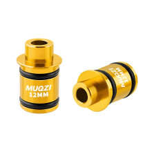 (12 turn 9mm, Golden) Mountain Bike Thru-Axle To Quick Release Adapter 12mm To 9mm Perfect Fits For Most Mtbs Hub Types Daily Cycling Commute