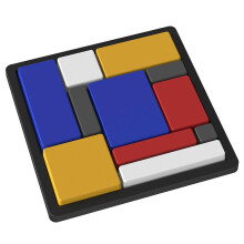 (1pcs) Logic Puzzle Block Set - 88 Challenges Geometric Blocks Game STEM Educational Toy for Kids Logic IQ Brain Traning