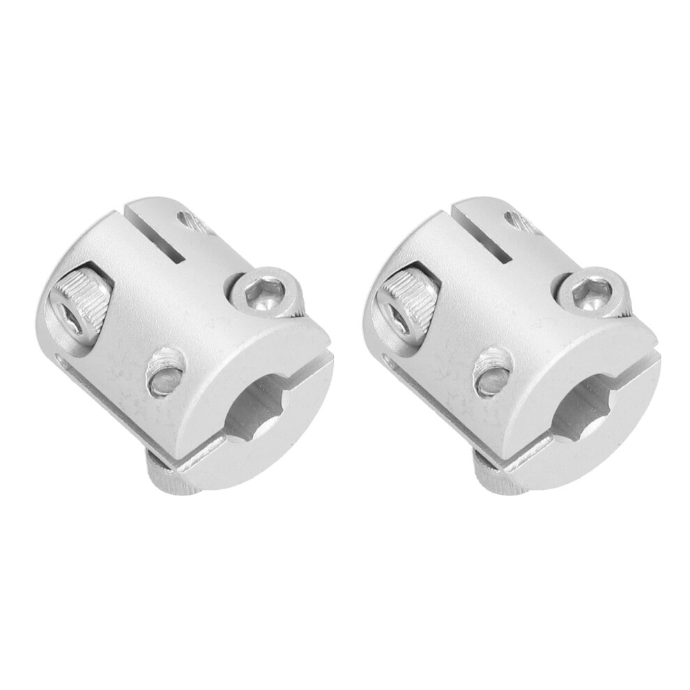 2Pcs Aluminum Shaft Coupler D Hole To Hex 8Mm For Connecting Parts 4901376938422