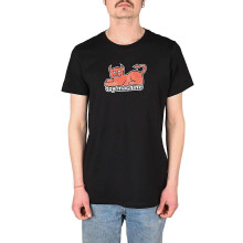 (M,Black)Toy Machine Devil Cat S/S T-Shirt - Black