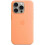 (Orange Sorbet) For Apple iPhone 15 Pro Silicone Case with MagSafe 1