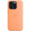 (Orange Sorbet) For Apple iPhone 15 Pro Silicone Case with MagSafe 2