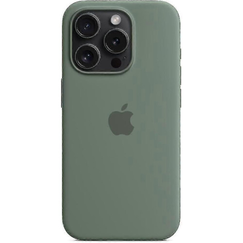 (Cypress) For Apple iPhone 15 Pro Silicone Case with MagSafe 1
