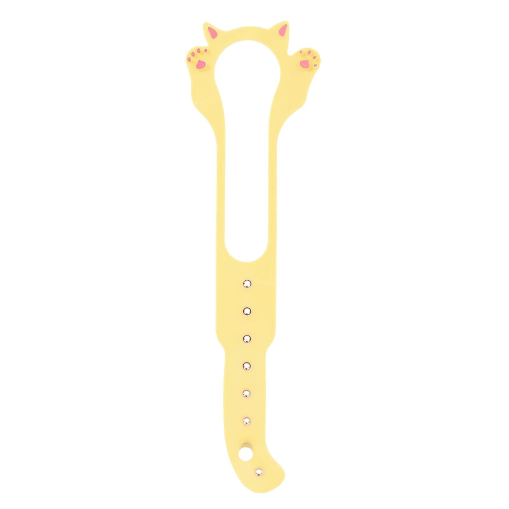 Cat Door Latch Keeps Dogs Out Adjustable Width No Tools Installation Pet Gate Holder Yellow 9187378516225