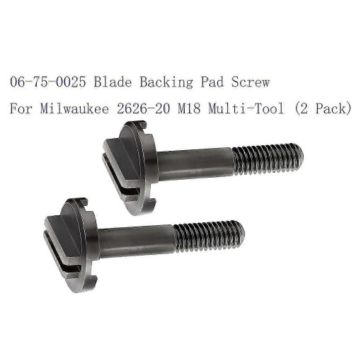 2pcs 06-75-0025 Blade Backing Screw Replacement for Milwaukee 2626-20 M18 1