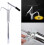 Lever Action Barrel Drum Pump For Other WaterBased Media General Purpose HeavyDuty Silver 3