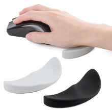 (Gray Left Hand) Ergonomic Mouse Wrist Rest, Smooth Gliding Palm Support Cushion Pad for Carpal Tunnel Pain Relief in Office & Gaming