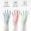 (L Code, Pink) Multi Purpose Waterproof Gloves Waterproof Sturdy Household Cleaning Gloves for Laundry Room 4
