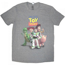 (XL,Grey)Toy Story Unisex Adult Characters Distressed T-Shirt