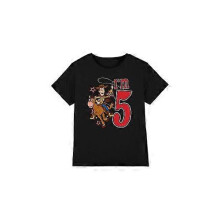 (7-8 Years,Black)Toy Story Childrens/Kids I'm 5 Woody Birthday T-Shirt