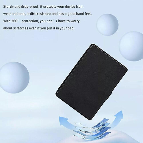 (Deep Blue) Slimshell Case for 7" Kindle Paperwhite (12th generation) 2024 Premium PU Cover 2