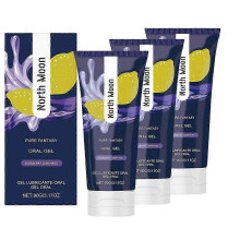 (3pcs)1-3x Oral Care Gel for Gag Reflex Relief & Dry Mouth Moisturizing, Fresh Fruit Scent, Non-Sticky Mouth Gel, 90g