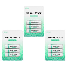 (3pcs) Nasal Stick Boost Energy Set, Nose Inhaler Stick, Nasal Stick Inhaler, Nasal Stick, Natural Mint Nasal Sticks for Breathing