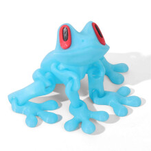 (T) Posable Frog Fridge Magnet 3D Printed Magnetic Frogs Toy Funny Refrigerator Magnets for Home Kitchen Office