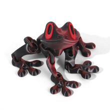 (M) Posable Frog Fridge Magnet 3D Printed Magnetic Frogs Toy Funny Refrigerator Magnets for Home Kitchen Office