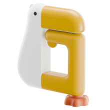 (White) Foldable Duck Shaped Table Hook Adjustable No-Drill Purse Hanger & Bag Clamp for School Office Desk Organization