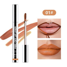 (01) Peel off Lip Stain, Peel off Lip Liner Stain, Transfer-proof Waterproof Cosmetics Tint Lip Liner for Women Girls