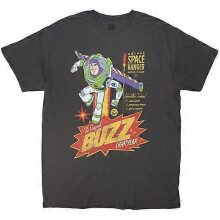 (L,Charcoal Grey)Toy Story Unisex Adult Original Buzz T-Shirt