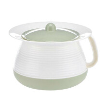 (Green) Portable Thickened Plastic Adult Spittoon Urinal Bed Bucket Chamber Pot Diapering Toilet Training Seat Durable Lightweight