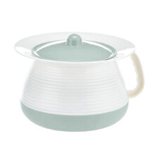 (Blue) Portable Thickened Plastic Adult Spittoon Urinal Bed Bucket Chamber Pot Diapering Toilet Training Seat Durable Lightweight