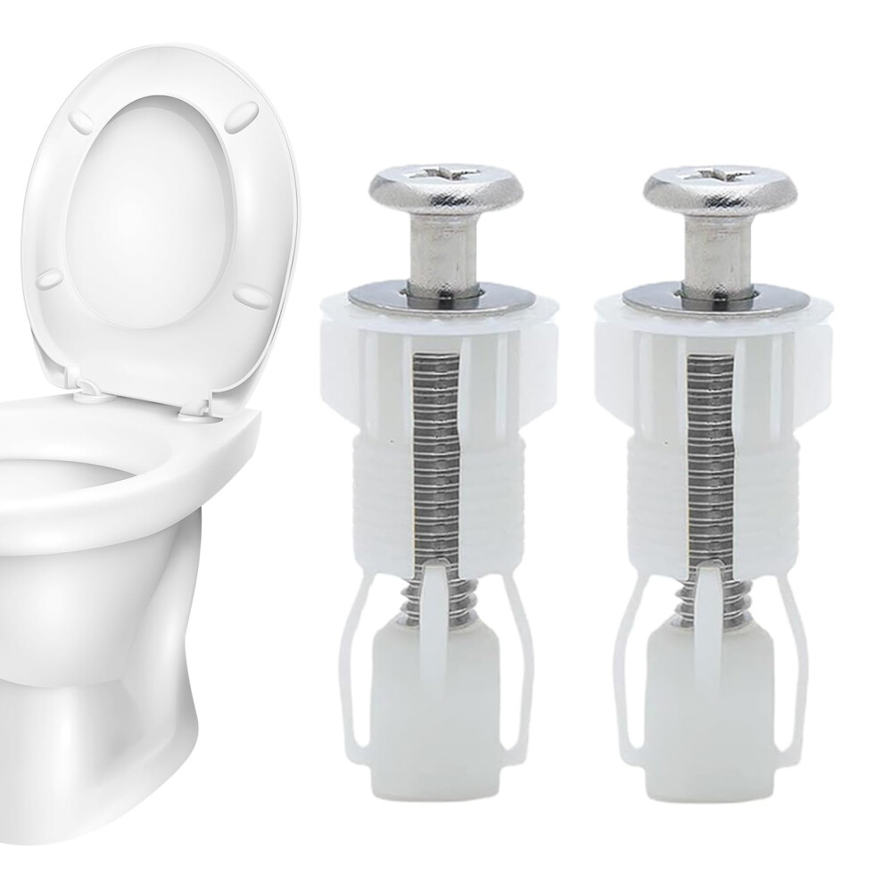 Toilet Seat Screws Replacement Kit For Floor Mount, Bathroom Hardware Set For Toilet Seat Tightening 9187378516379