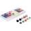 Plastic Sided Bobbin Thread Kit, Clear Plastic Case Size A Bobbin High Tenacity Polyester Filament Prewound Bobbin Thread for Home Sewing and 2