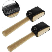 Dance Shoes Brush, Suede Sole Wire Shoes Wood Cleaning Brush, Shoes Cleaner Brush (2 Pcs)