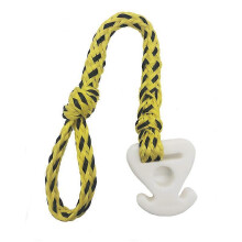 (Yellow Black Spot) Boat Tube Towable Rope Quick Connector Water Towable Tubes Rope Connector for Skiing Wake Boarding