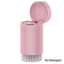 (No Detergent, Pink) Multifunctional 20 in 1 Cleaning Kit Reusable Soft Brush Cleaning Tool for Home Desktop Office